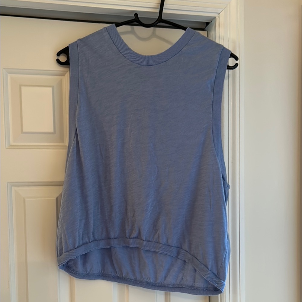 Sleeveless Blue Women's Top